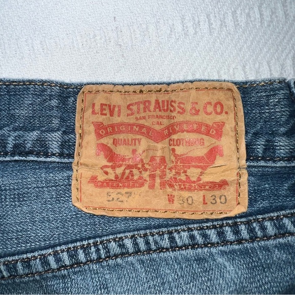 Levi’s Women’s Blue Denim Straight Jeans Size 30 Western Minimalist Classic - Picture 5 of 8